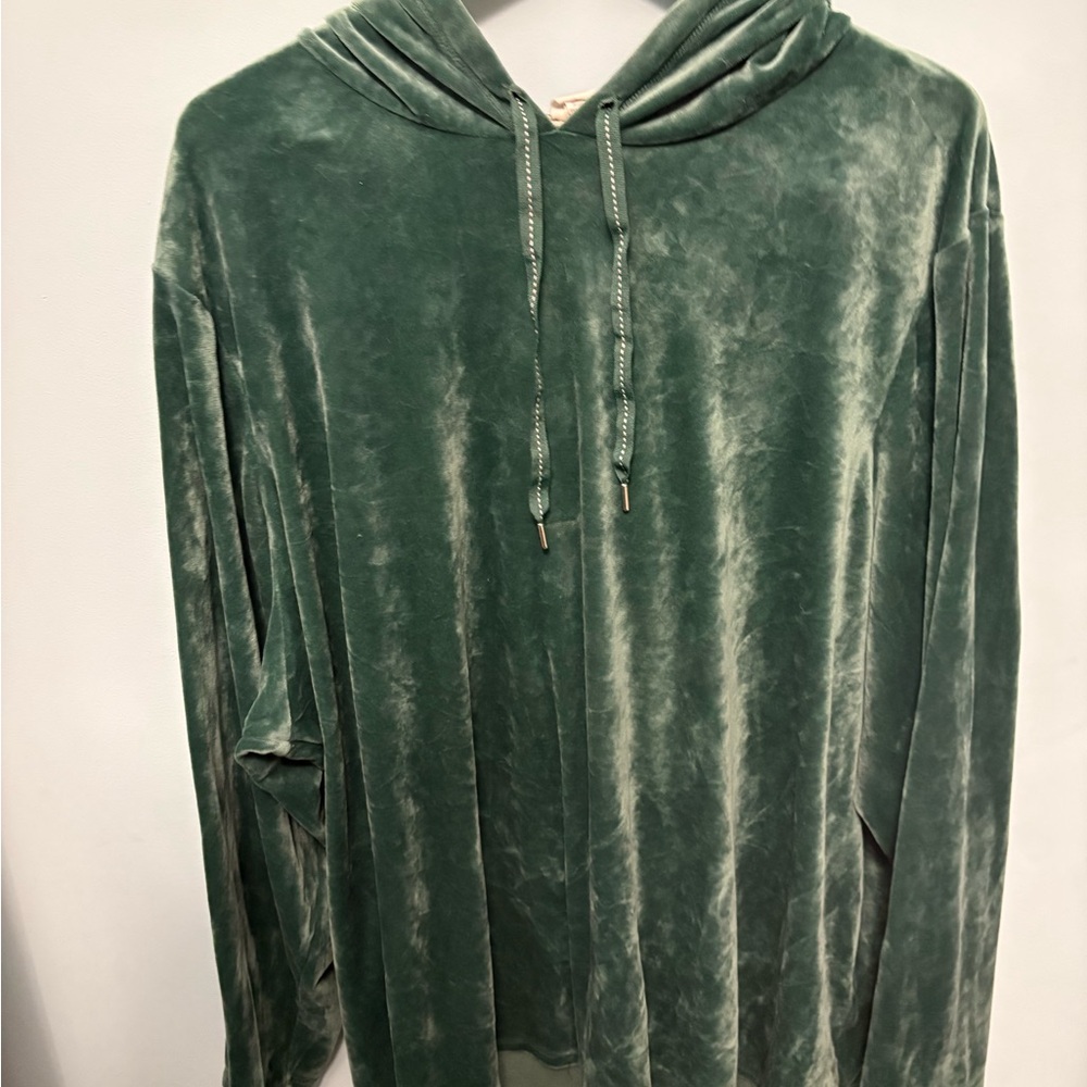 Green Velvet Lane Bryant Hoodie 30/32